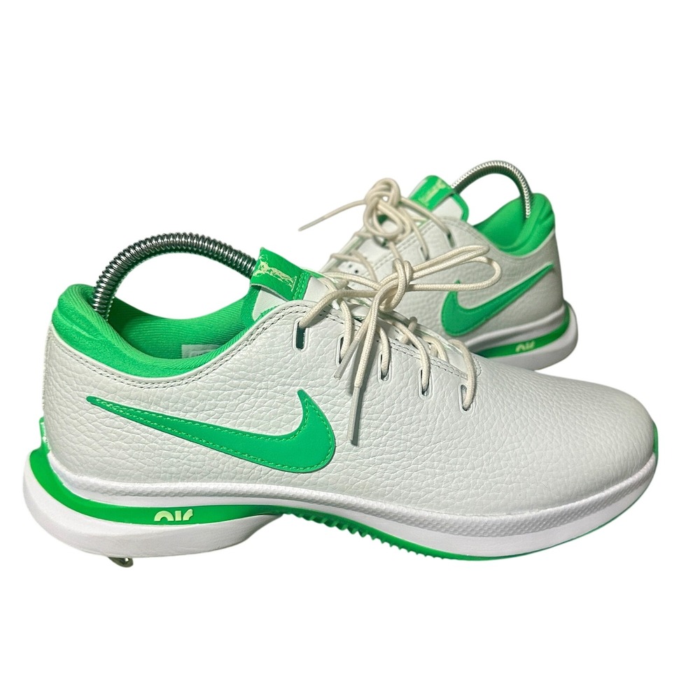 Nike Golf Shoes Air Zoom Victory Tour 3 Mens 7 White Green Pebbled Leather NWOB